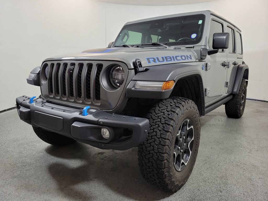 Used 2021 Jeep Wrangler Unlimited Rubicon 4xe w/ Steel Bumper Group image 3