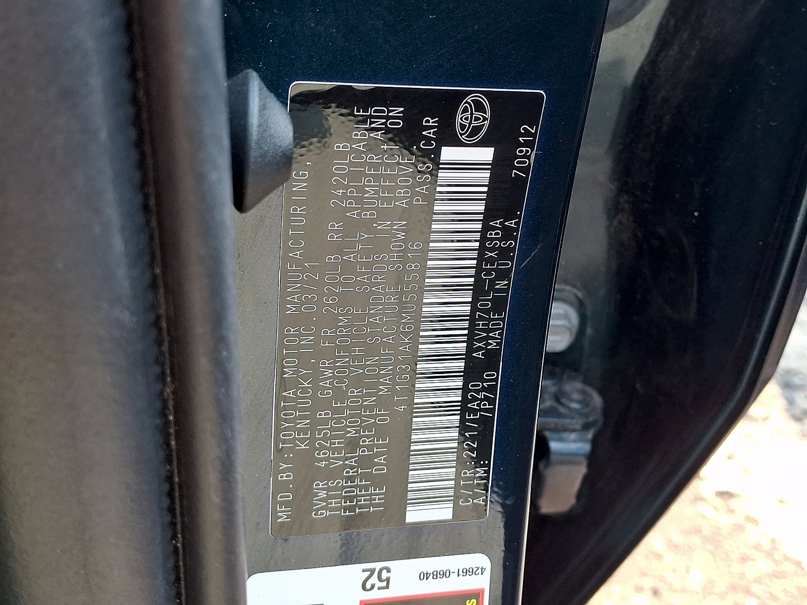 Used 2021 Toyota Camry SE FWD image 29