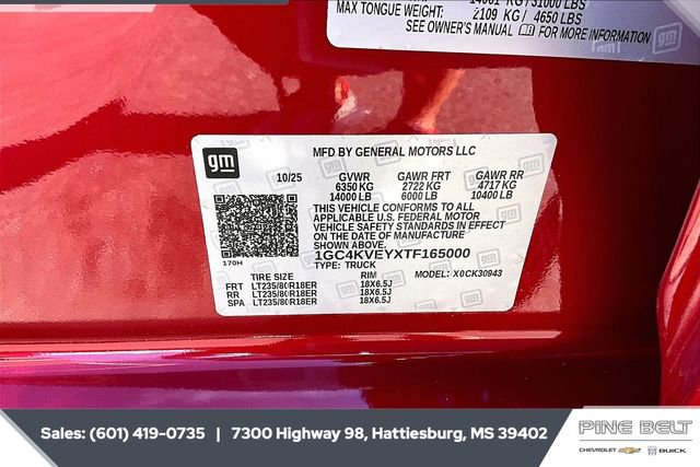 New 2026 Chevrolet Silverado 3500 High Country w/ High Country Premium Package image 7