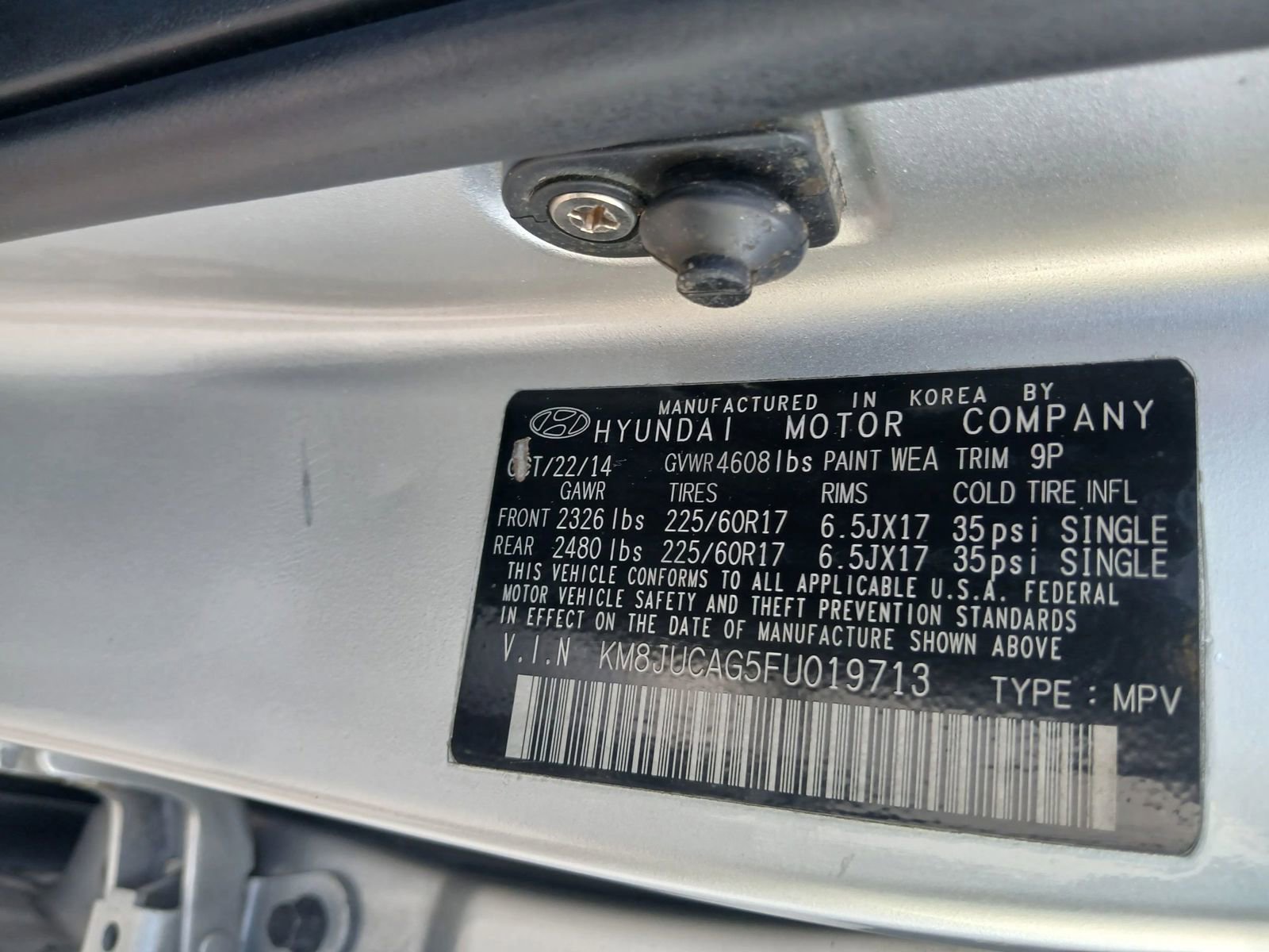 Used 2015 Hyundai Tucson SE image 9