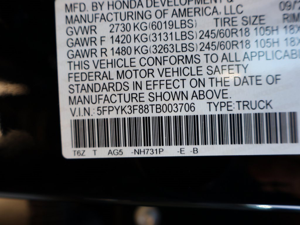 New 2026 Honda Ridgeline Black Edition image 36