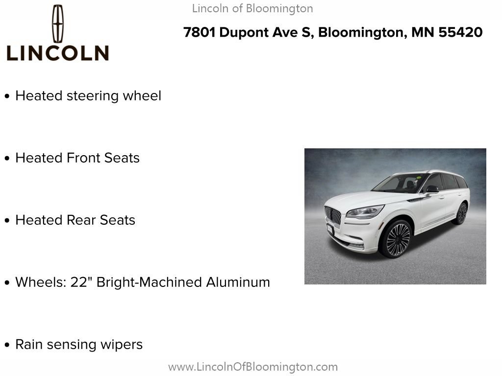 Certified 2023 Lincoln Aviator Black Label w/ Dynamic Handling Package AWD/4WD image 9