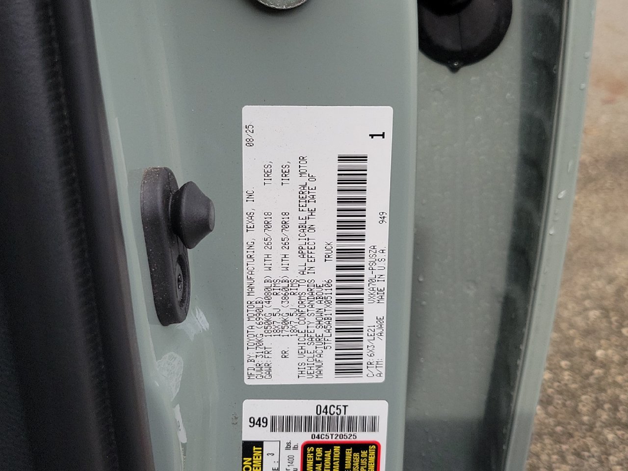 Used 2026 Toyota Tundra SR5 w/ SR5 Premium Package RWD image 31