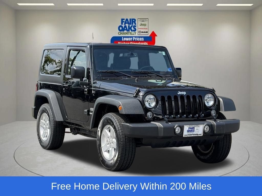 Certified 2017 Jeep Wrangler Sport w/ Quick Order Package 24S AWD/4WD image 1