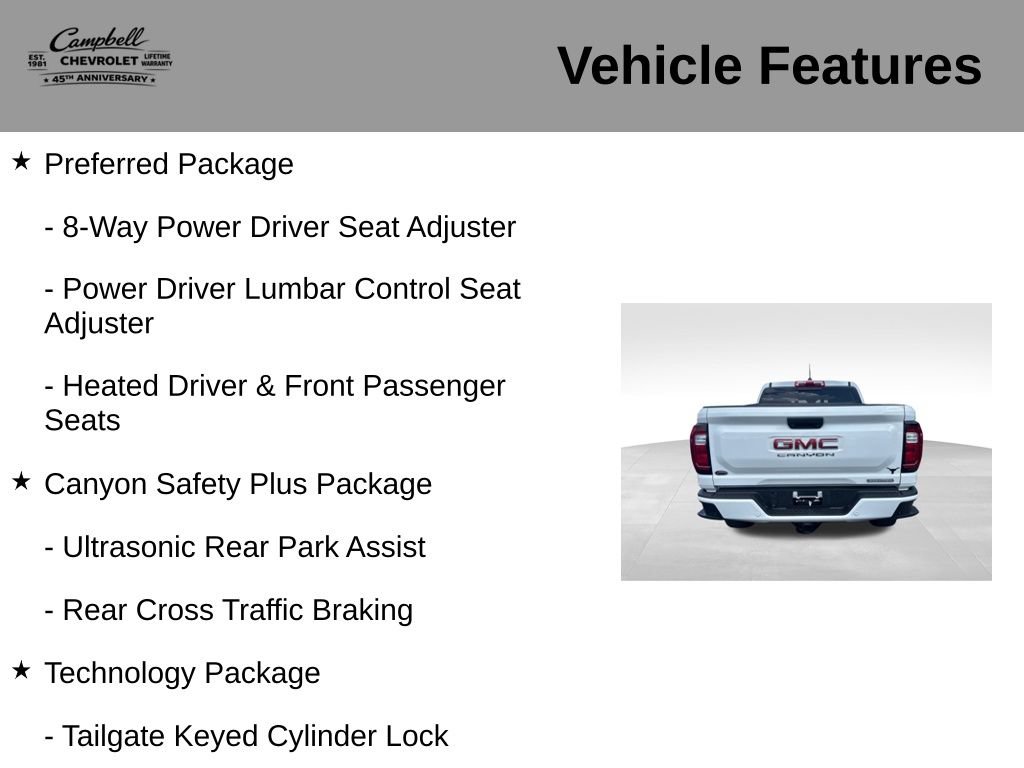 Used 2024 GMC Canyon Elevation w/ Elevation Premium Package AWD/4WD image 21