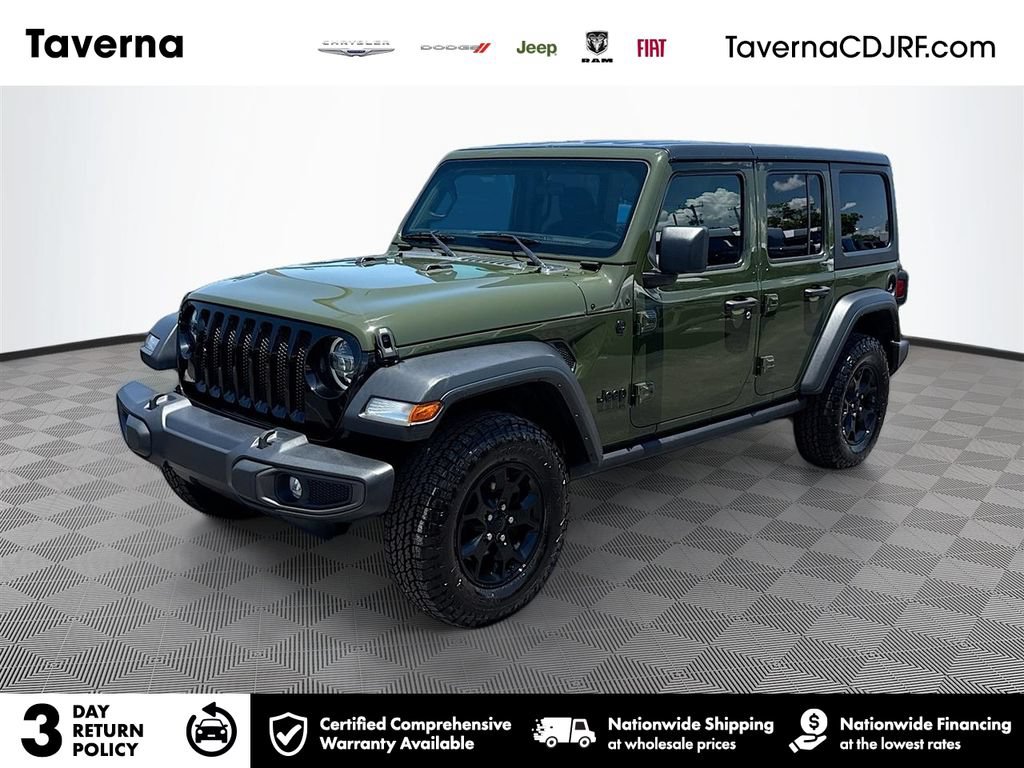 Used 2021 Jeep Wrangler Unlimited Sport AWD/4WD video 1