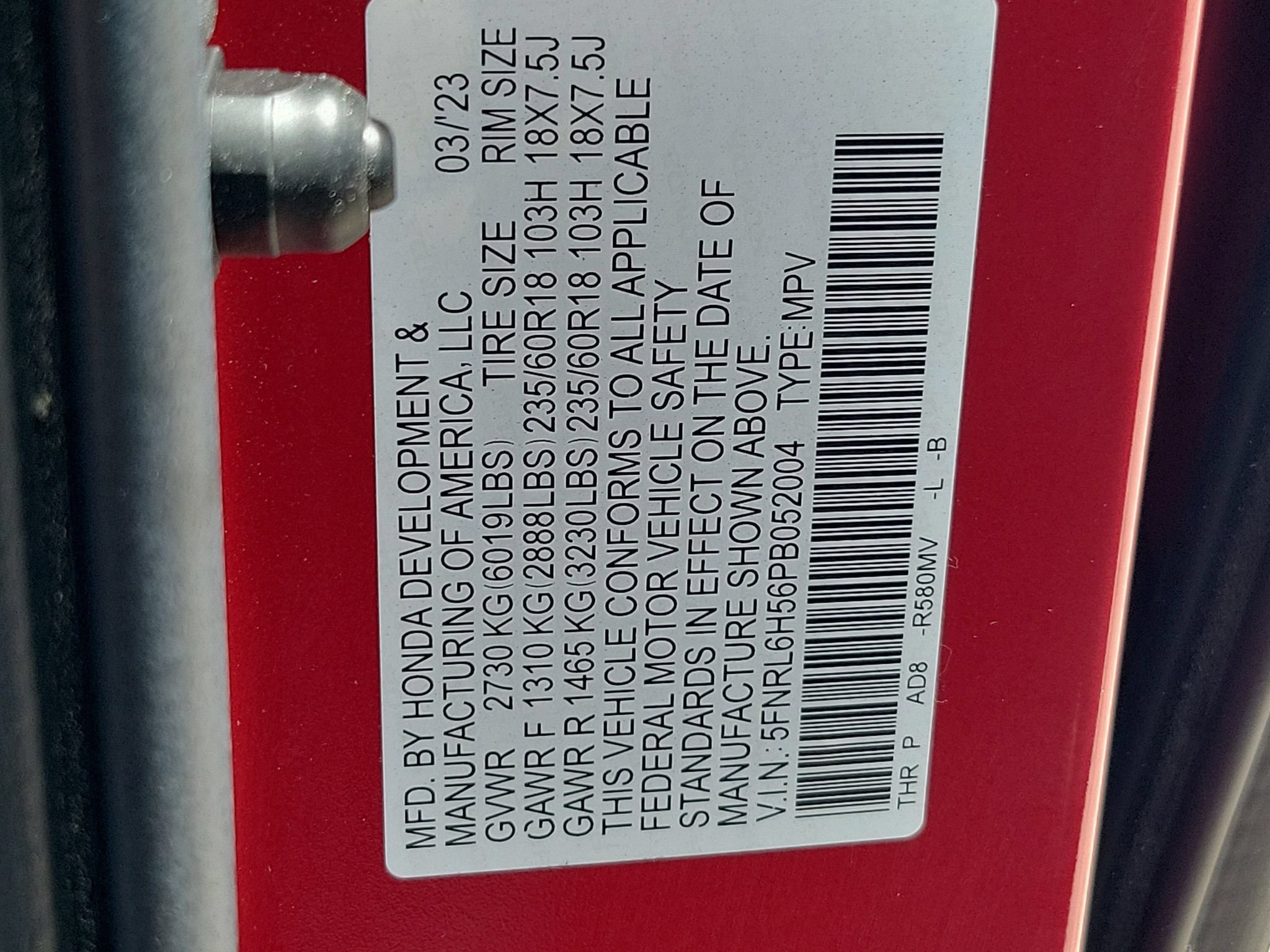 Used 2023 Honda Odyssey EX image 32