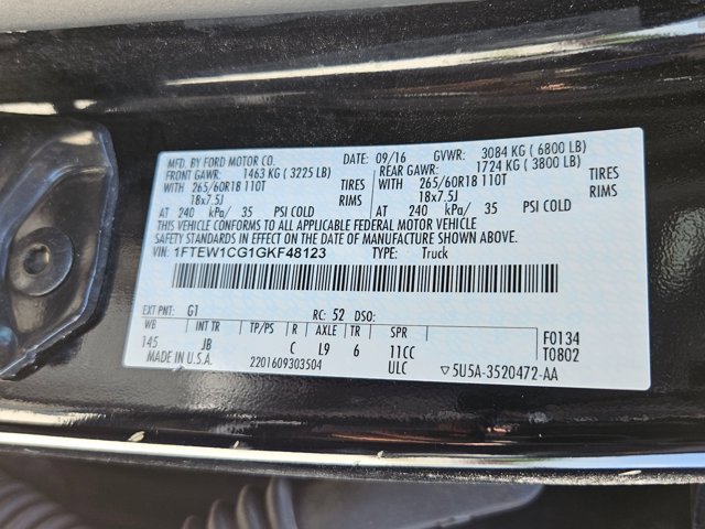 Used 2016 Ford F150 XLT w/ Equipment Group 302A Luxury RWD image 22