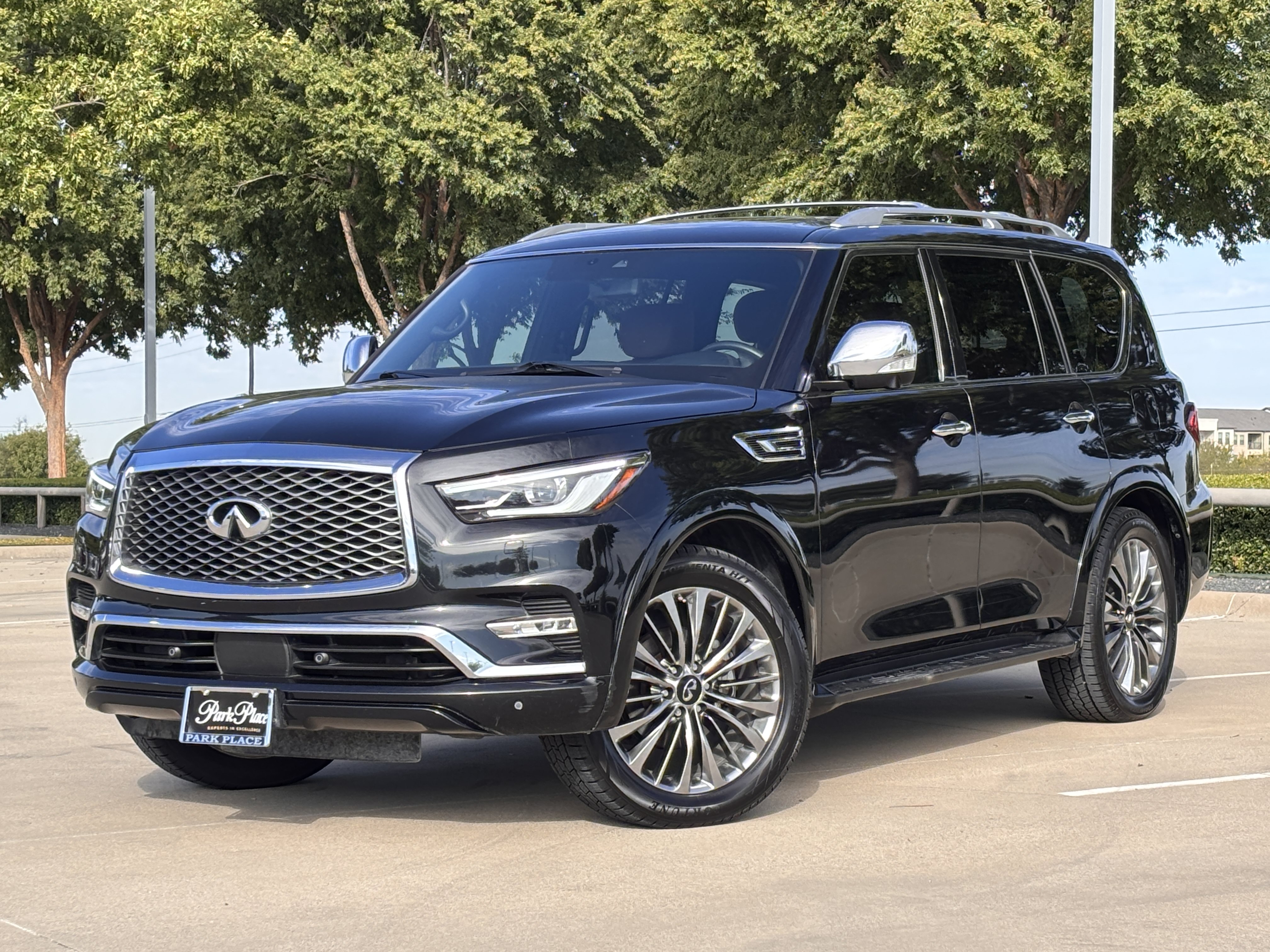 Used 2021 INFINITI QX80 Sensory w/ Cargo Package AWD/4WD image 1