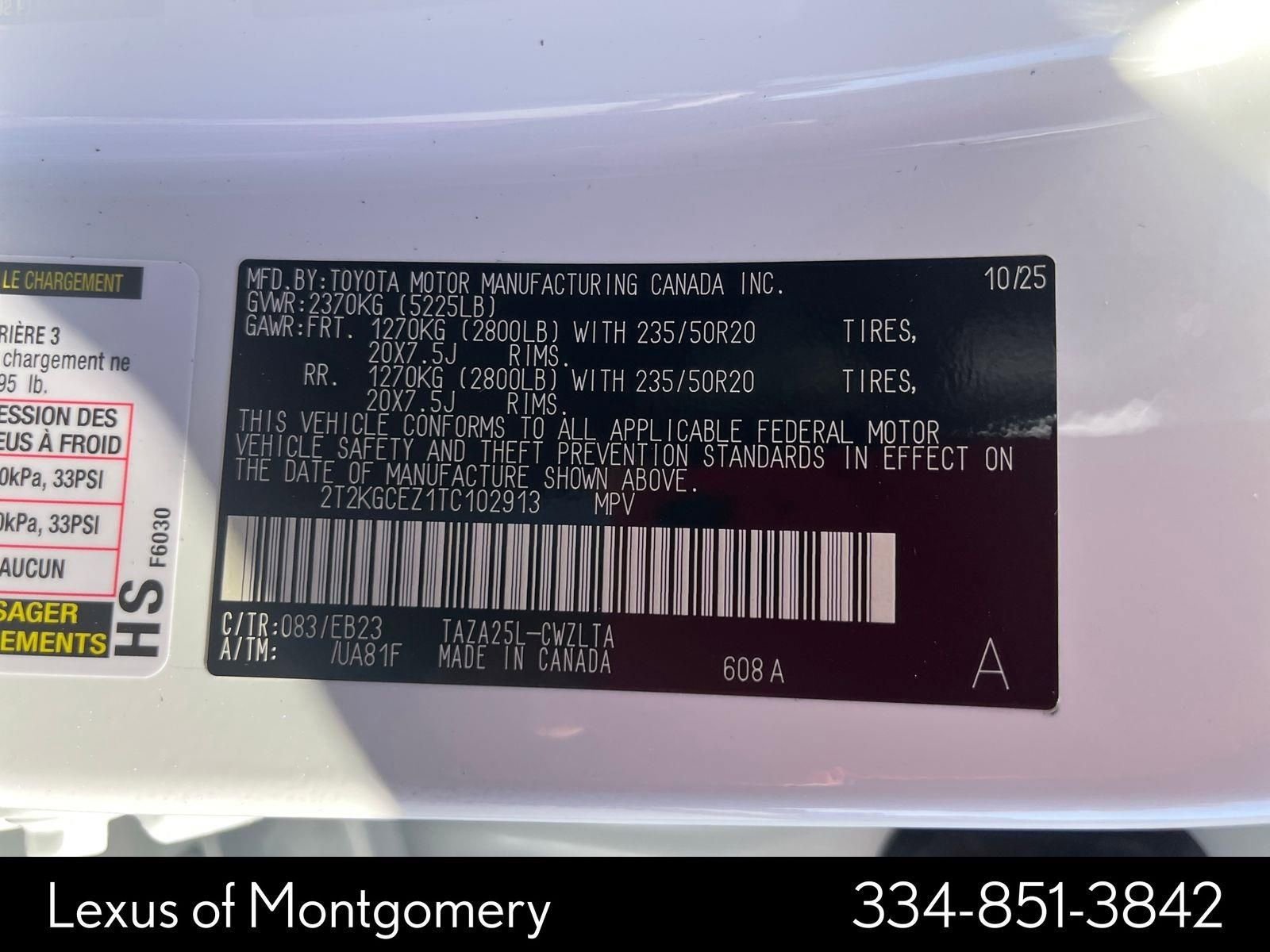 New 2026 Lexus NX 350 F Sport image 30