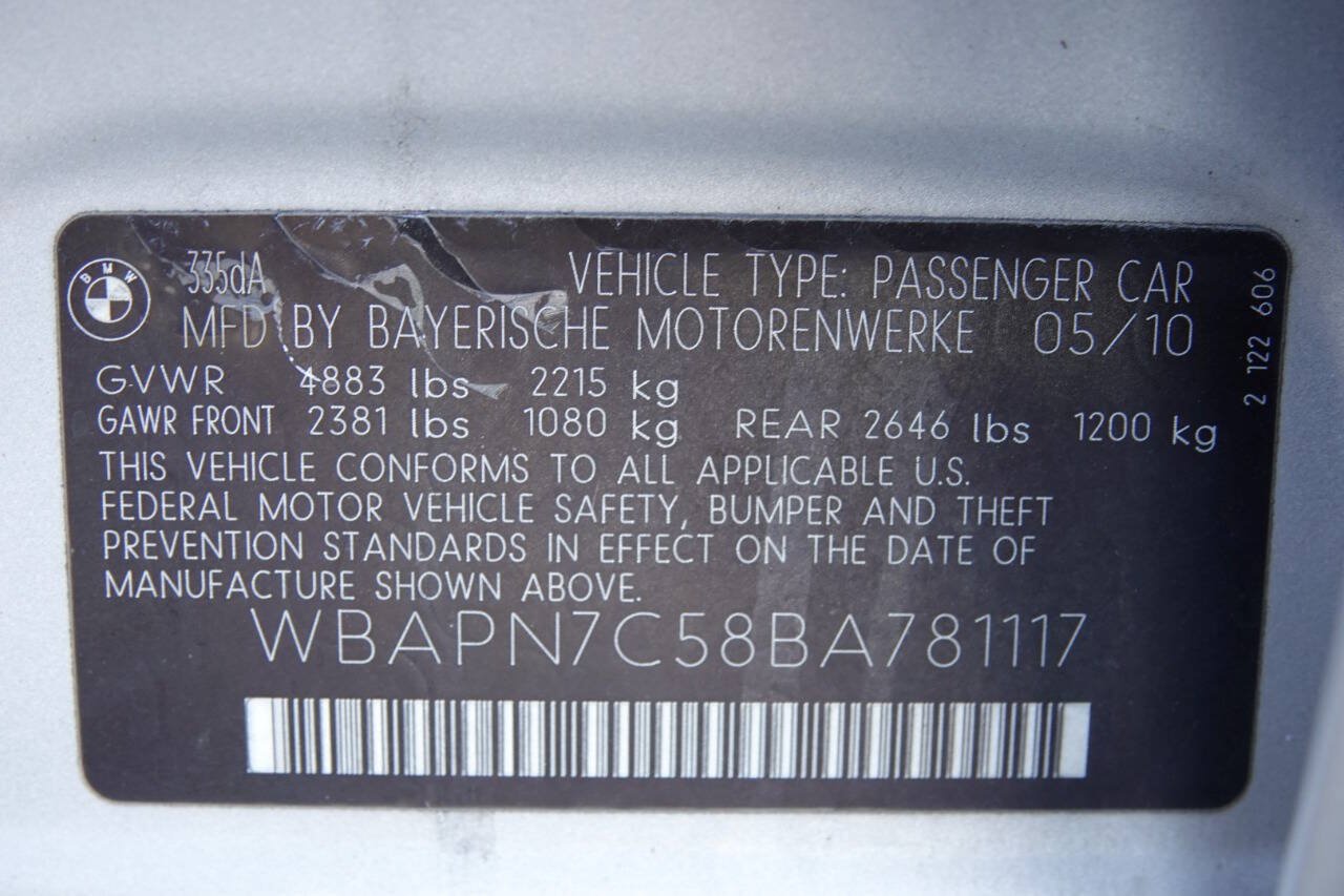 Used 2011 BMW 335d Sedan RWD image 81