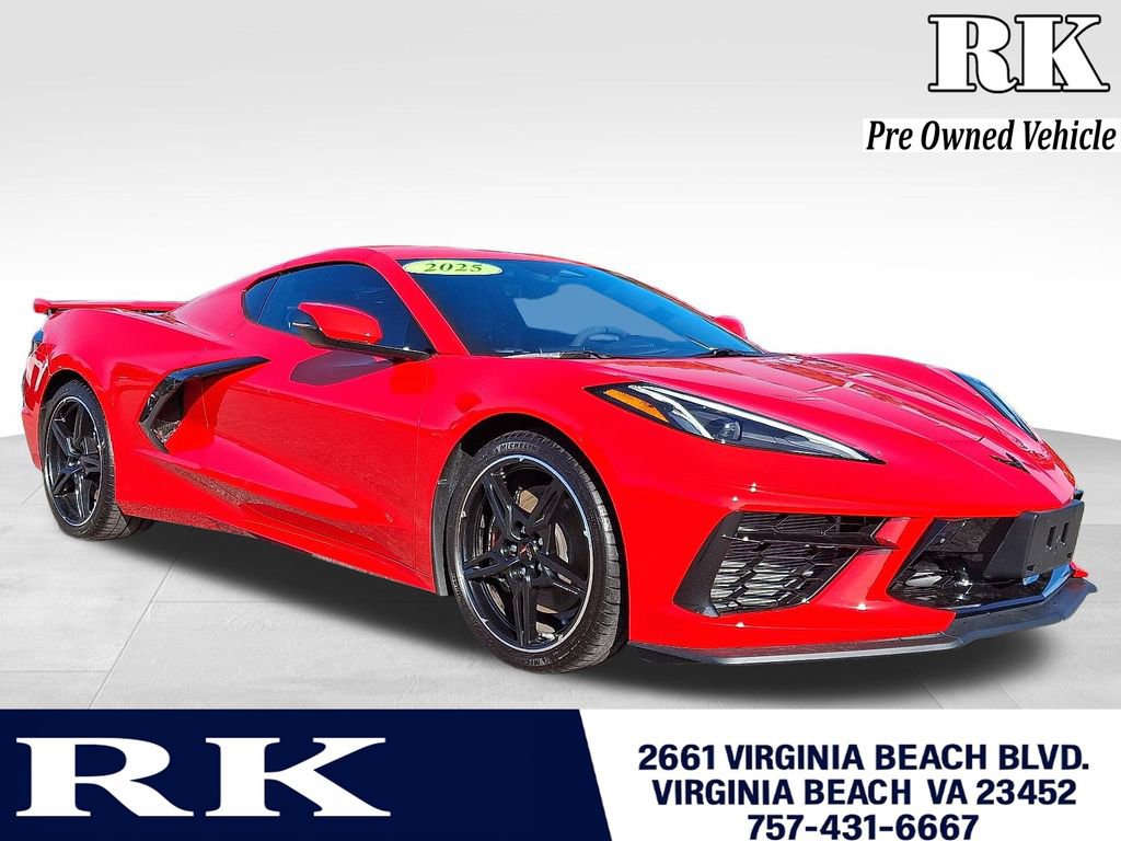 Certified 2025 Chevrolet Corvette Stingray Preferred Cpe w/ Z51 Performance Package image 1