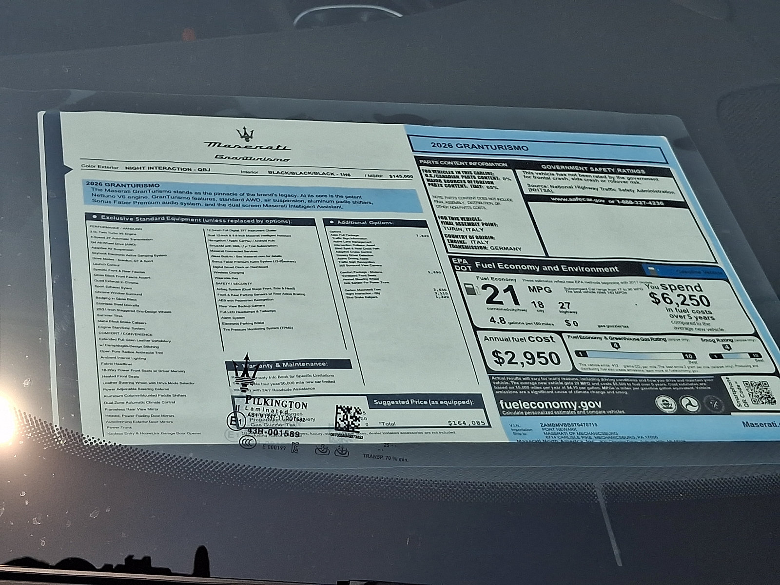 New 2026 Maserati GranTurismo Modena AWD/4WD image 22