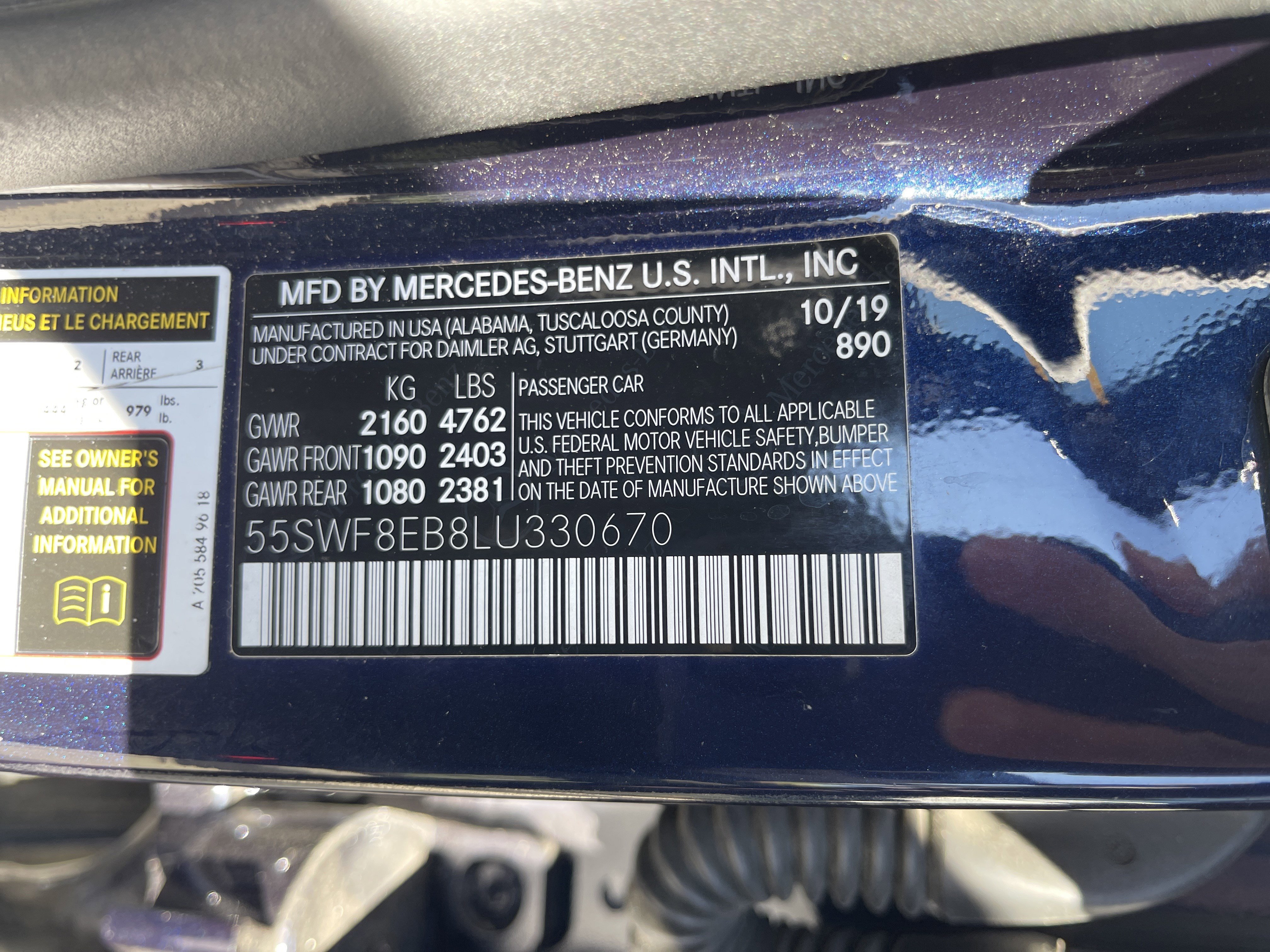 Certified 2020 Mercedes-Benz C 300 4MATIC Sedan image 37