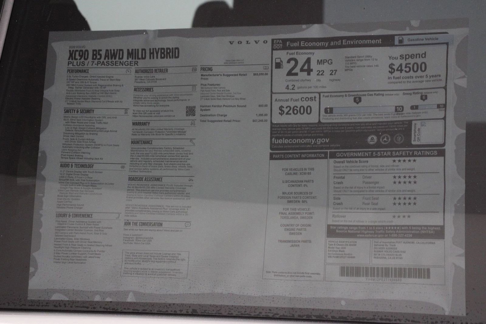 New 2026 Volvo XC90 B5 Plus image 18