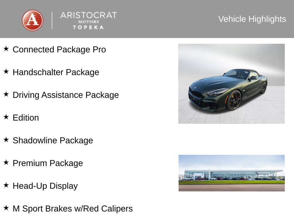 Certified 2025 BMW Z4 M40i w/ Edition RWD image 4