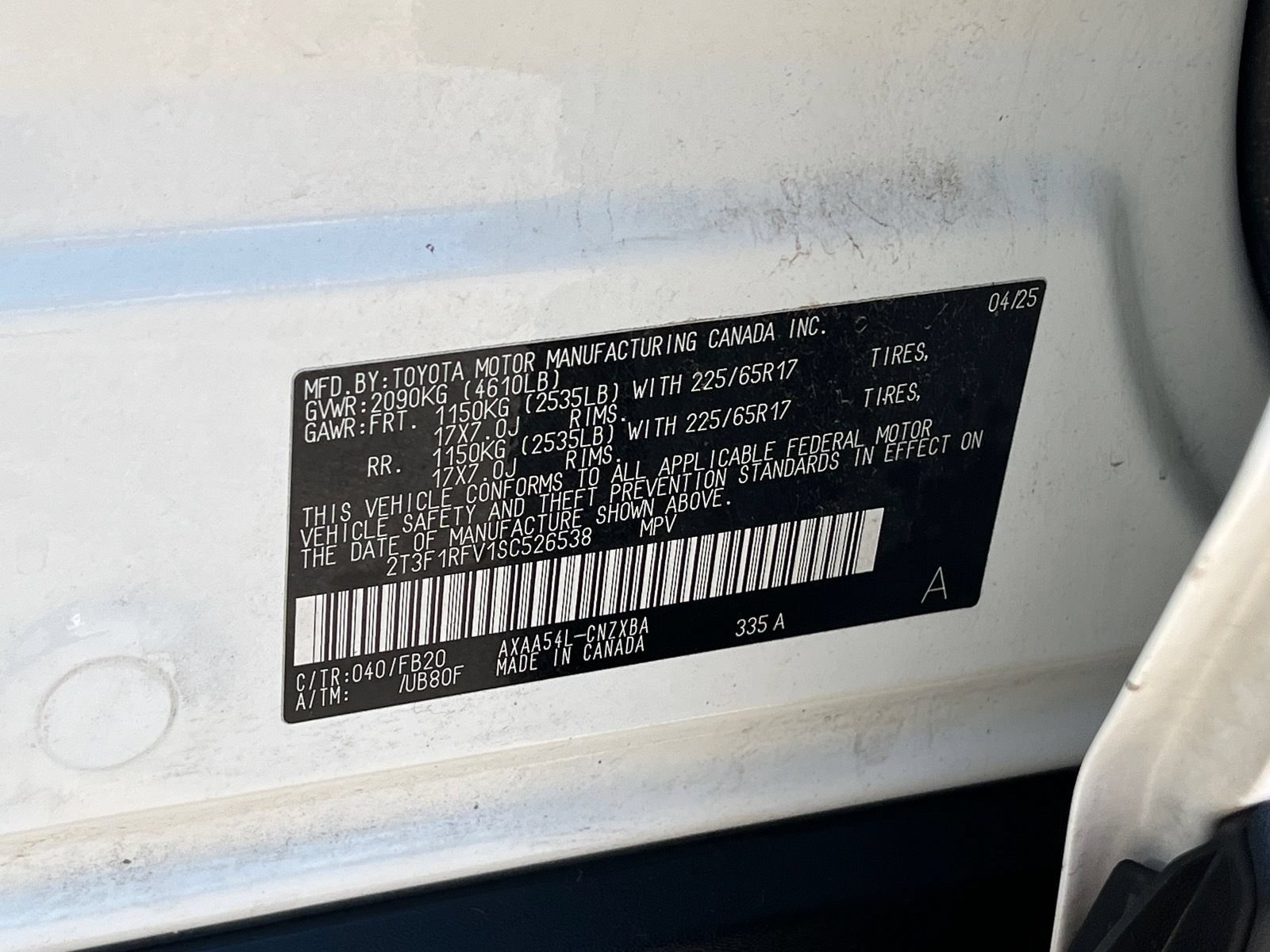 Used 2025 Toyota RAV4 LE AWD/4WD image 29