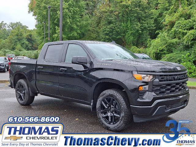 New 2026 Chevrolet Silverado 1500 Custom w/ Turbomax Blackout Package AWD/4WD image 1