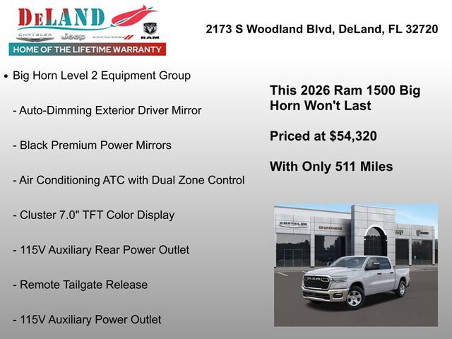 New 2026 RAM 1500 Big Horn image 12