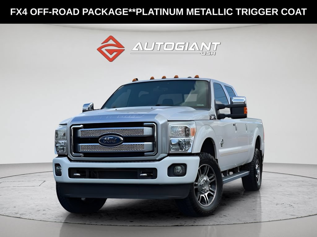 Used 2013 Ford F350 Platinum w/ FX4 Off Road Pkg AWD/4WD image 2