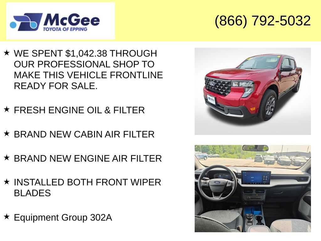 Used 2025 Ford Maverick XLT w/ Equipment Group 302A AWD/4WD image 8