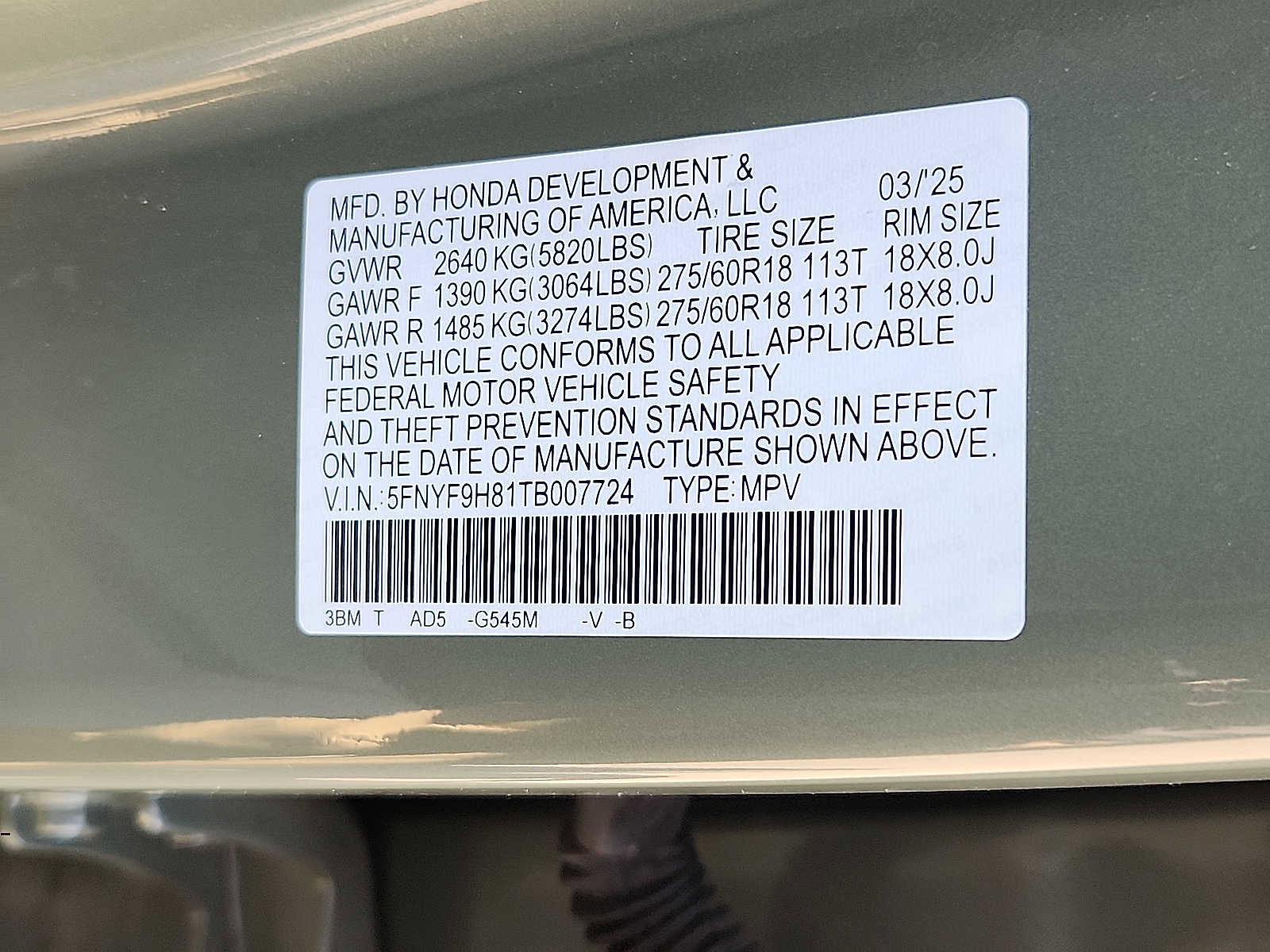 Certified 2026 Honda Passport TrailSport Elite image 27