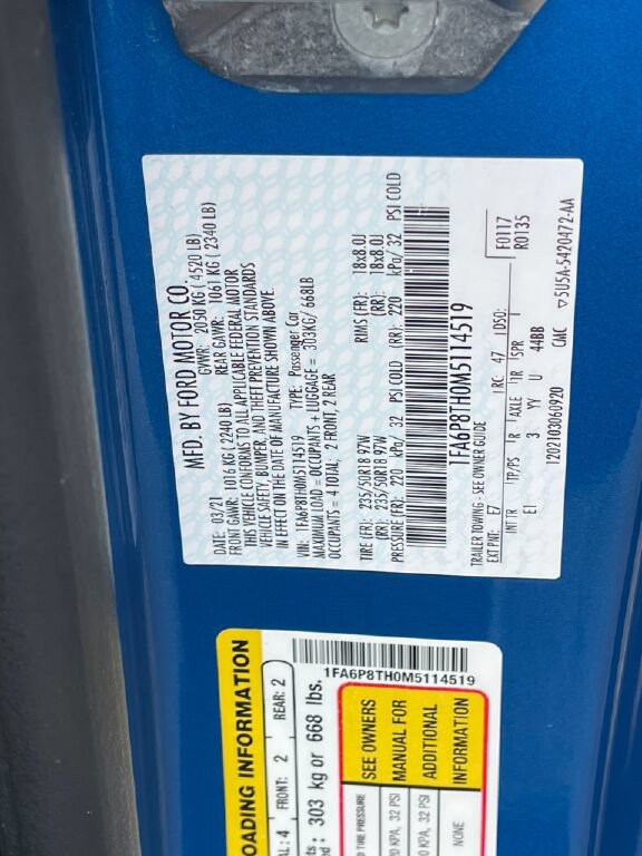 Used 2021 Ford Mustang Premium RWD image 36