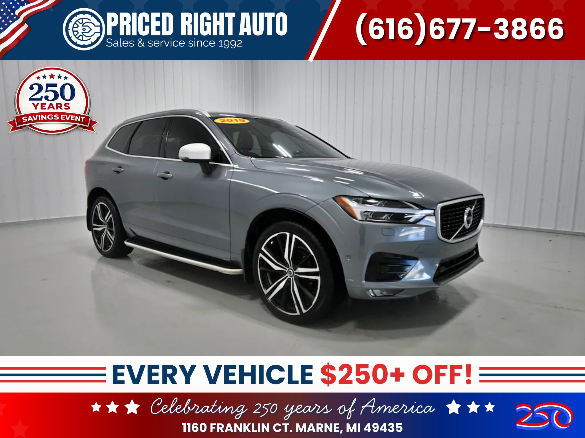 Used 2019 Volvo XC60 T5 R-Design w/ Protection Package Premier AWD/4WD image 1