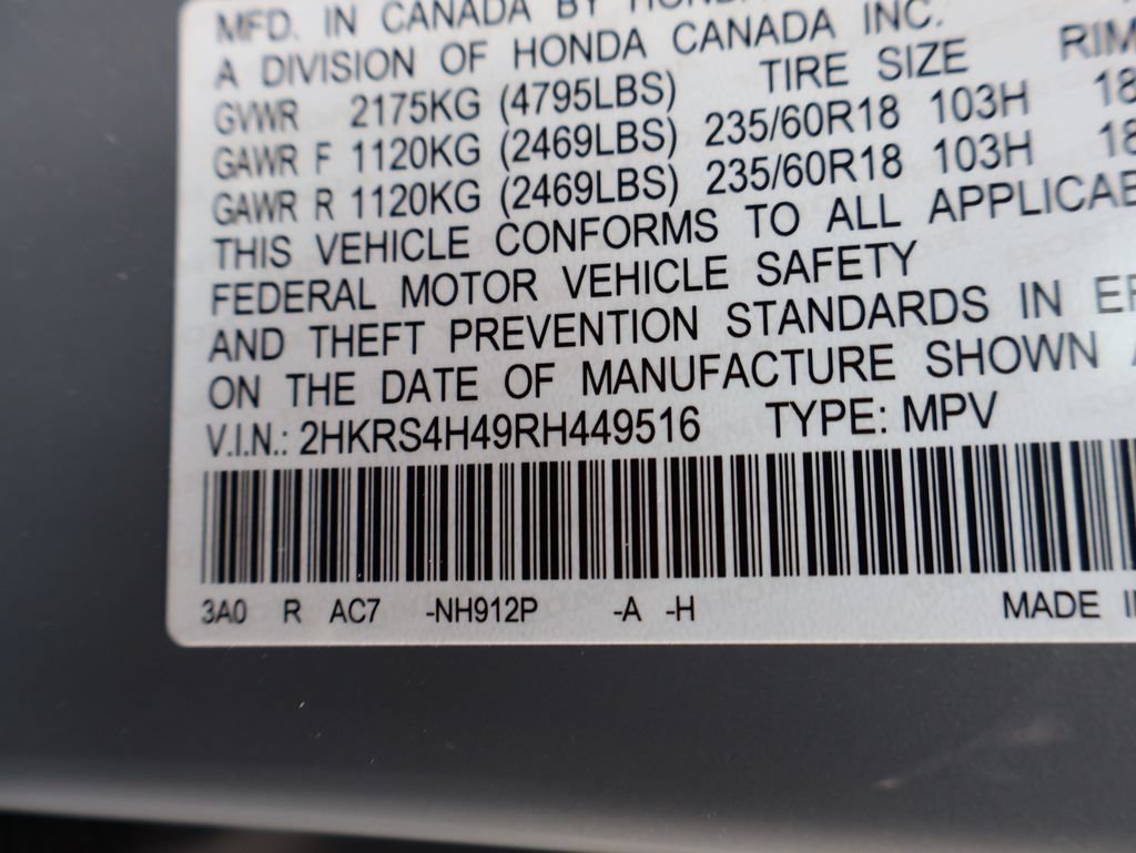 Certified 2024 Honda CR-V EX image 13