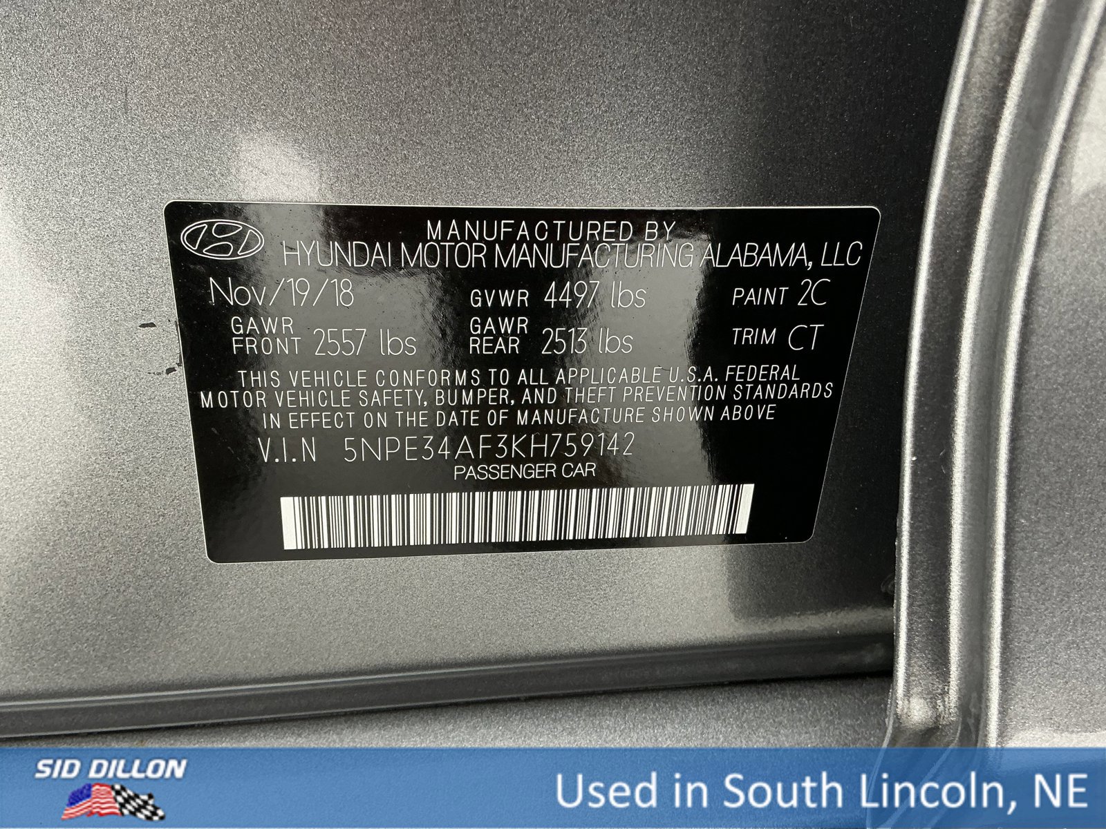 Used 2019 Hyundai Sonata SEL w/ Tech Package 02 image 15