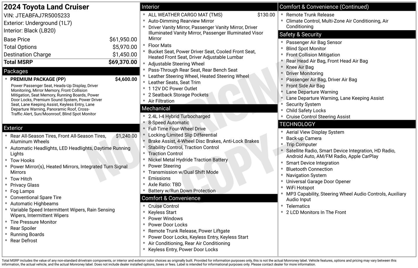 Certified 2024 Toyota Land Cruiser w/ Premium Package AWD/4WD image 35