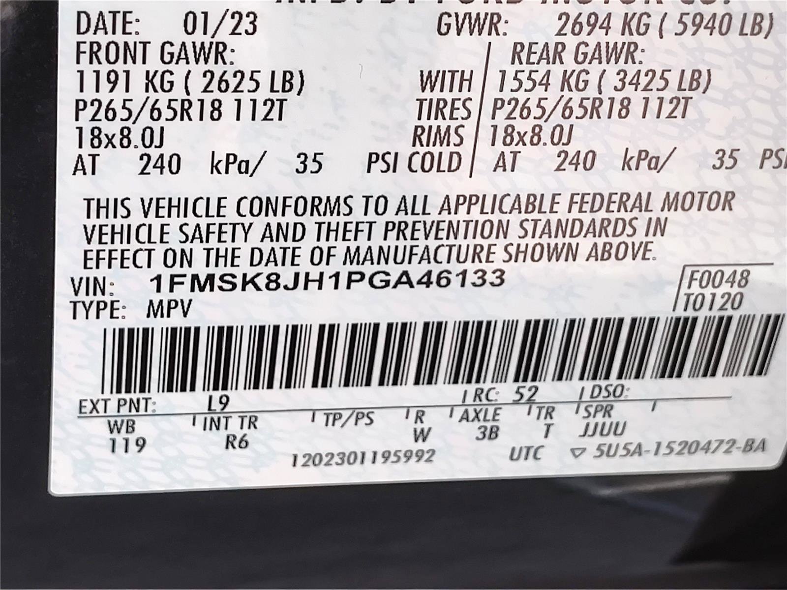 Used 2023 Ford Explorer Timberline w/ Timberline Technology Package image 16