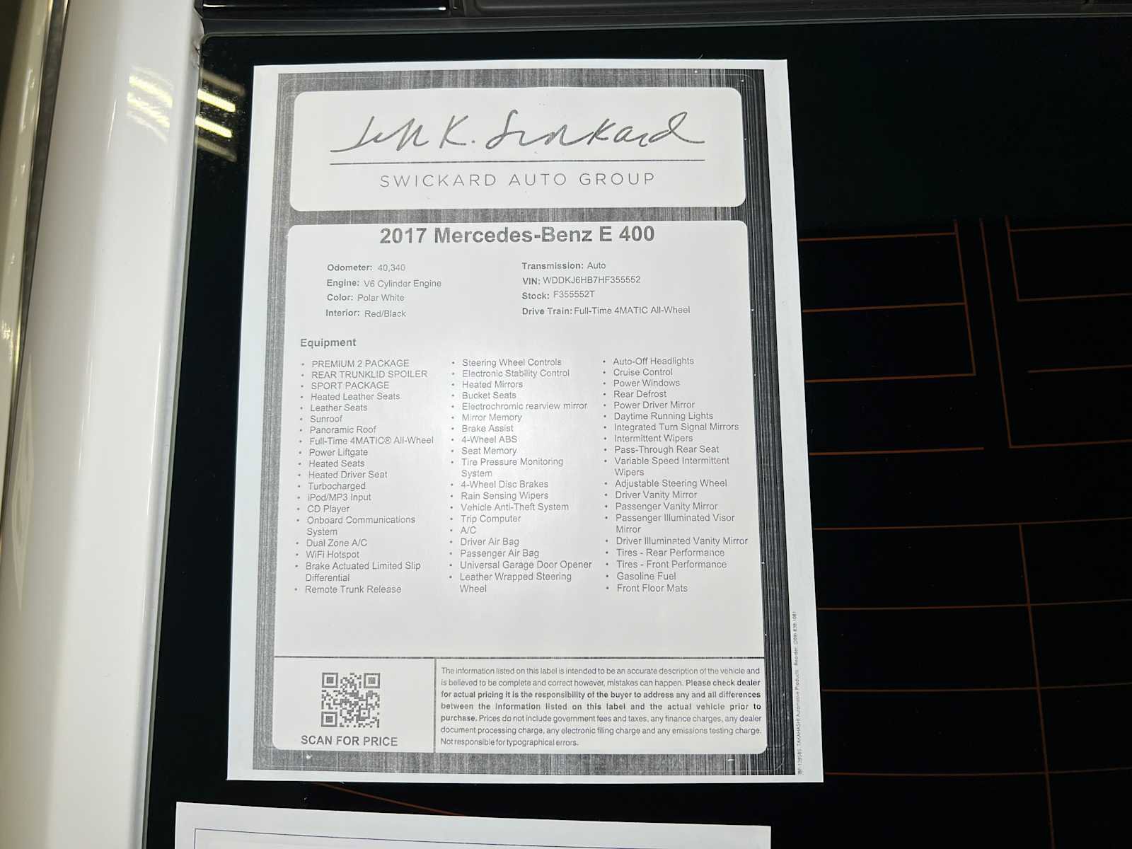 Used 2017 Mercedes-Benz E 400 4MATIC Coupe image 37