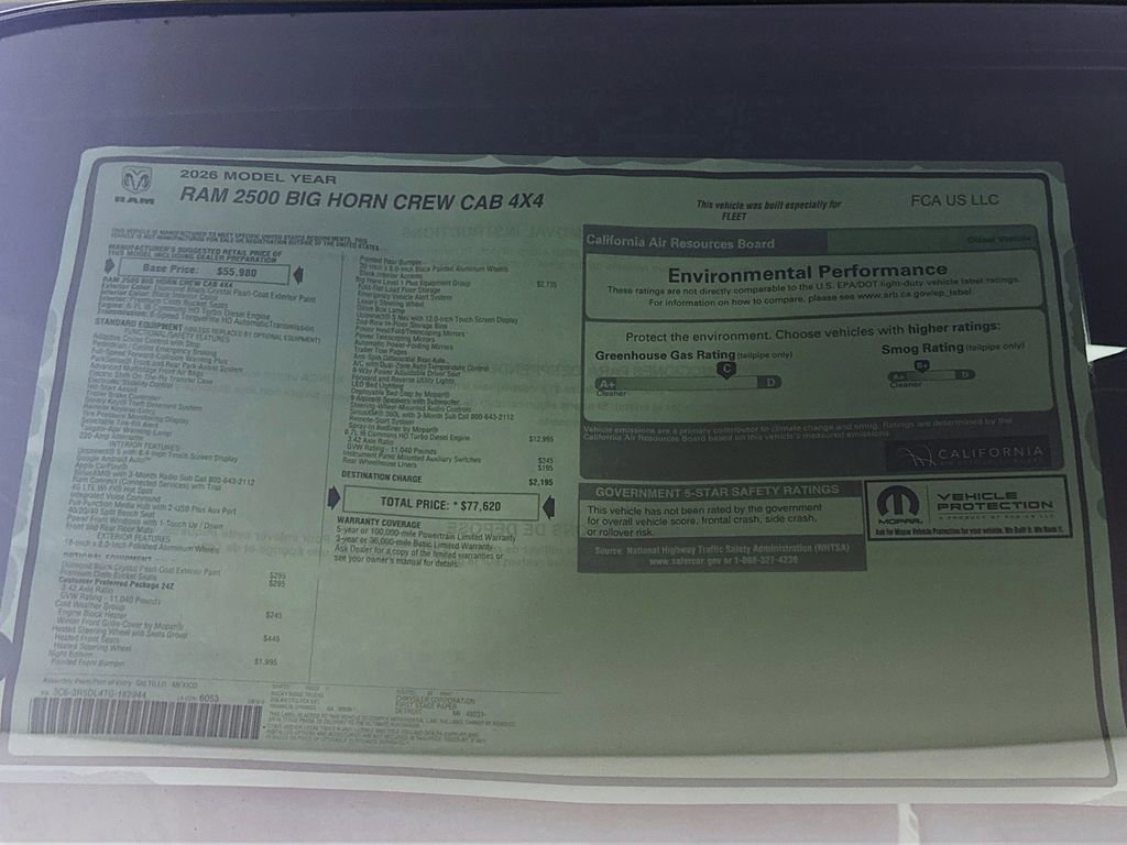 New 2026 RAM 2500 Big Horn image 21