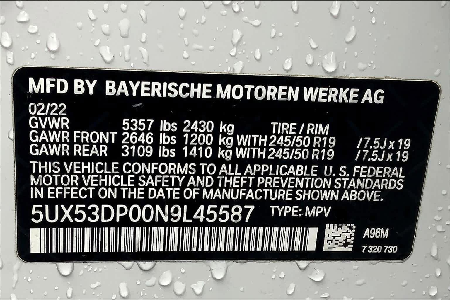Used 2022 BMW X3 xDrive30i image 35