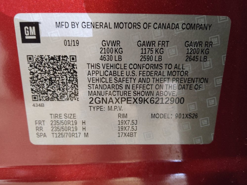 Used 2019 Chevrolet Equinox Premier FWD image 33