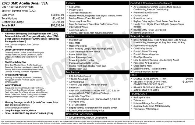 Used 2023 GMC Acadia Denali image 13