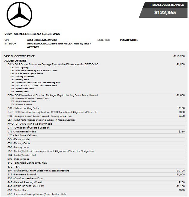 Used 2021 Mercedes-Benz GLE 63 AMG S image 3