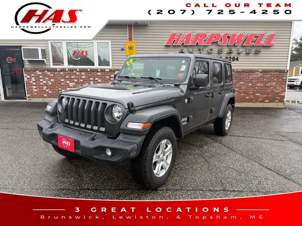 Used 2019 Jeep Wrangler Unlimited Sport S AWD/4WD image 1