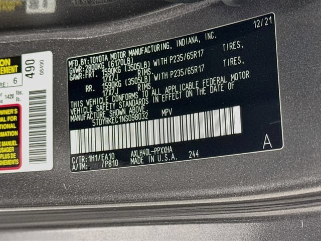 Certified 2022 Toyota Sienna XLE FWD image 35