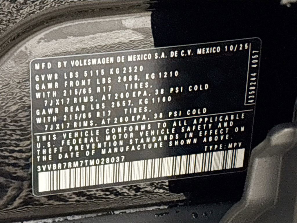 New 2026 Volkswagen Tiguan S image 24