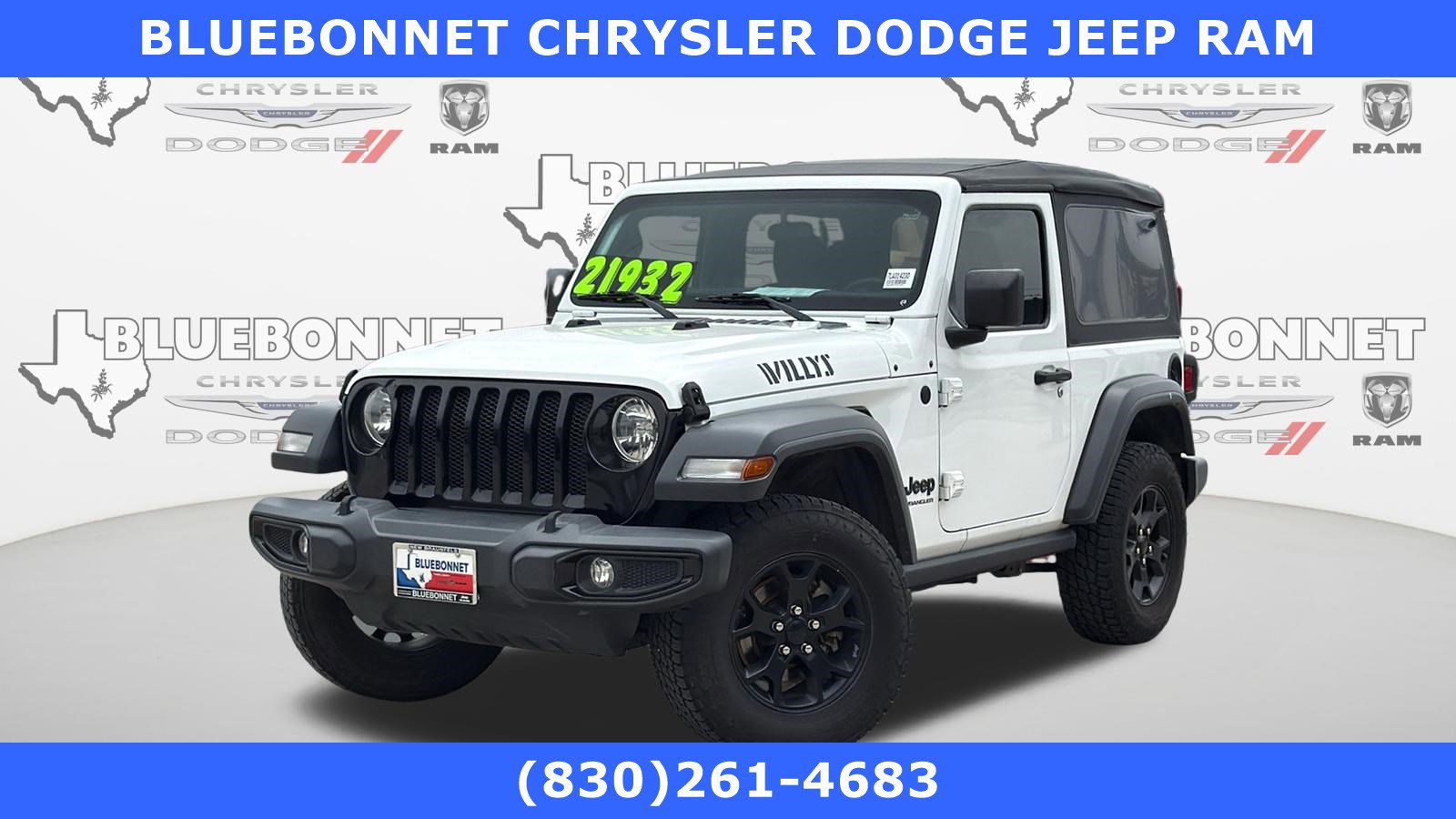 Certified 2020 Jeep Wrangler Sport AWD/4WD image 1