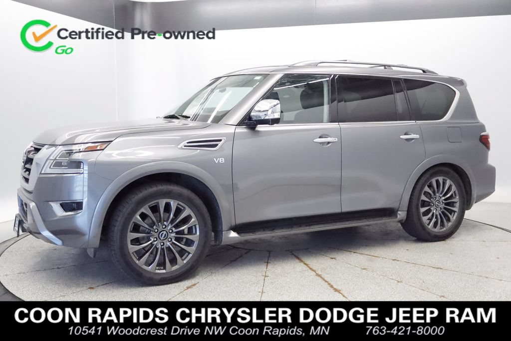 Used 2021 Nissan Armada Platinum w/ Captain's Chairs Package