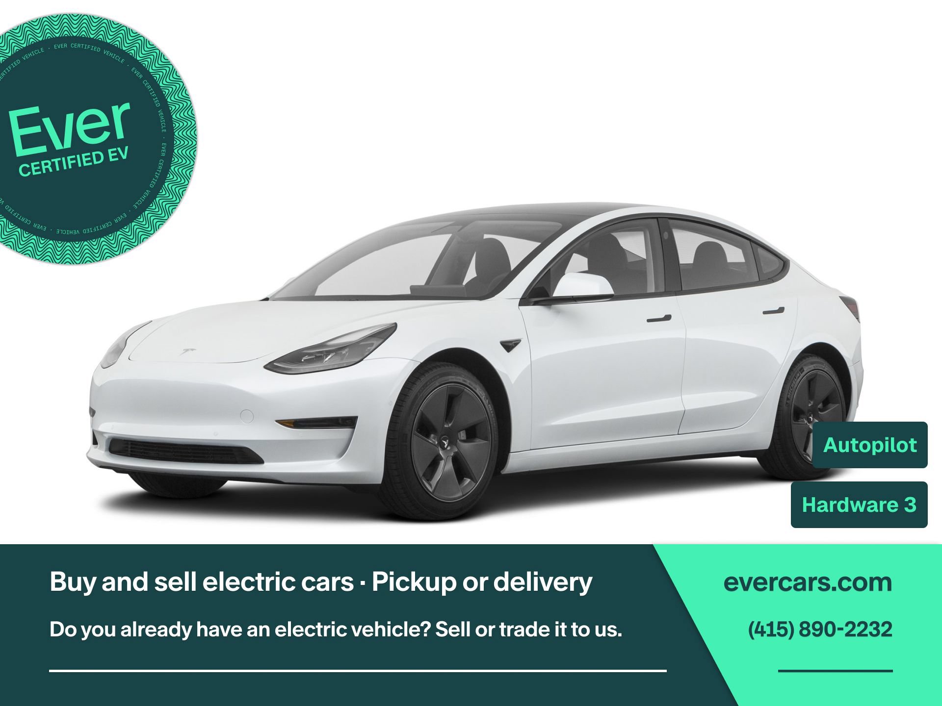 Used 2021 Tesla Model 3 Standard Range Plus