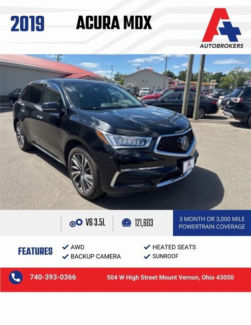 Used 2019 Acura MDX SH-AWD w/ Technology Package