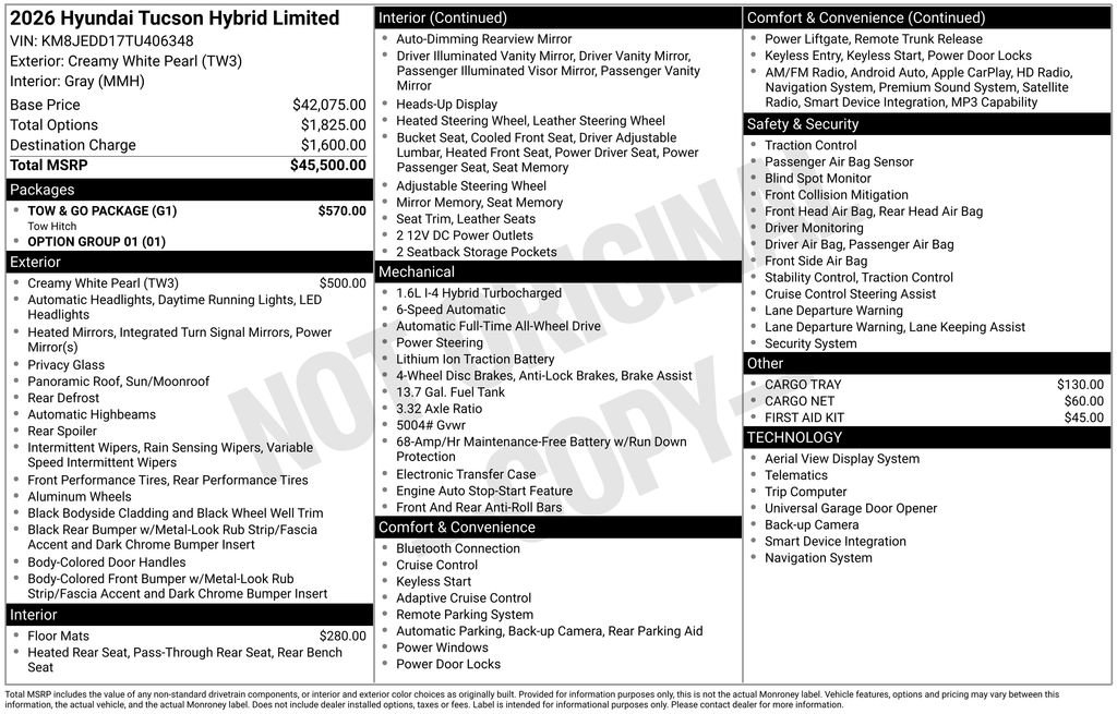 Certified 2026 Hyundai Tucson Limited w/ Tow & Go Package image 30