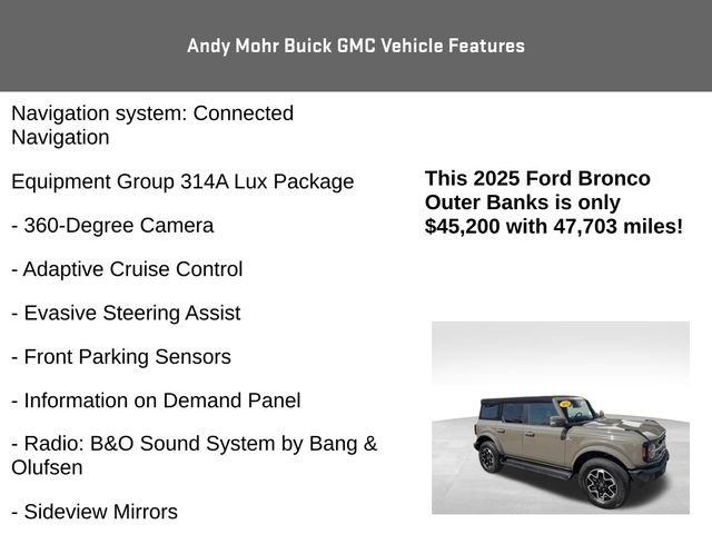 Used 2025 Ford Bronco Outer Banks AWD/4WD image 4