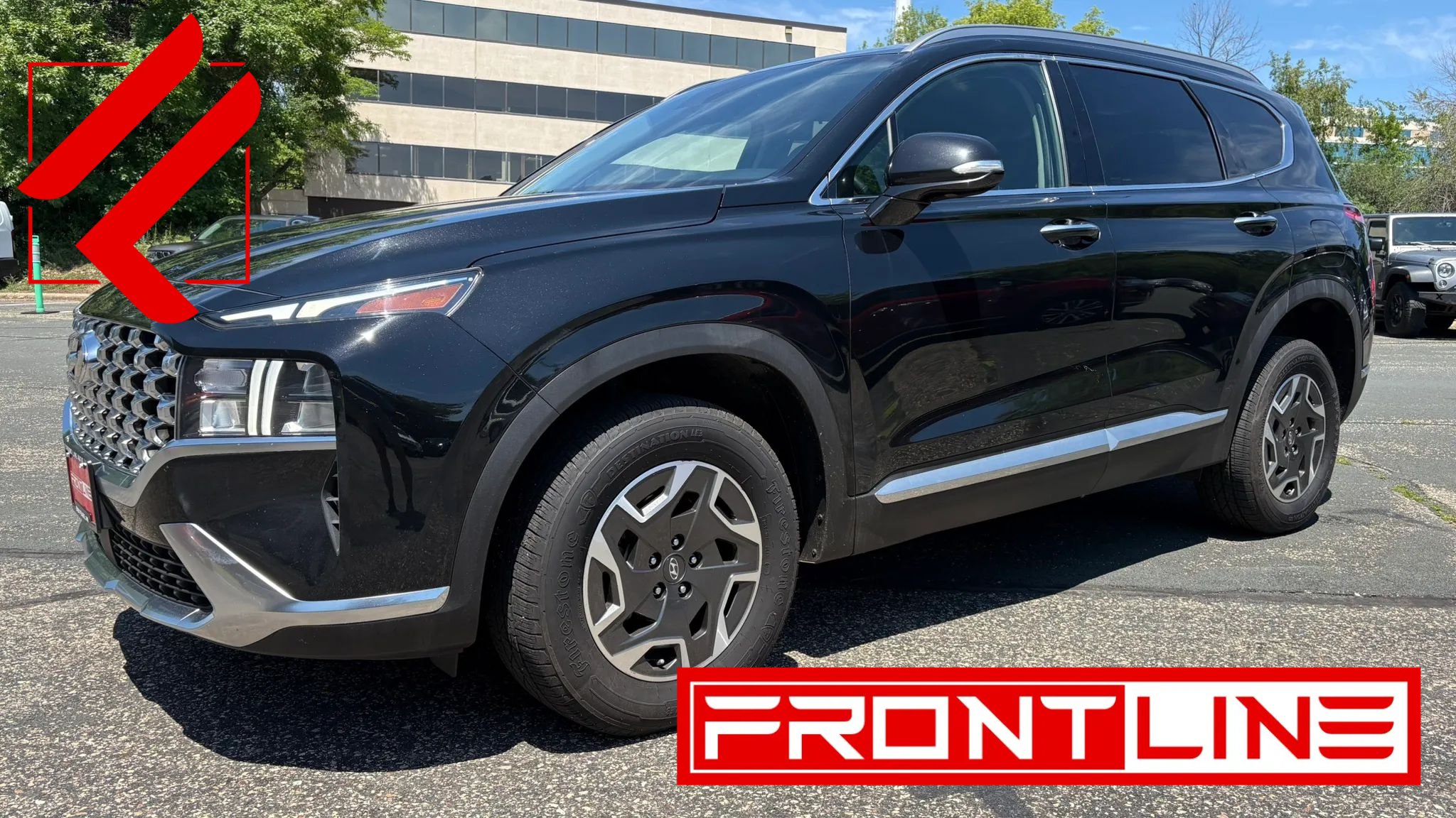 Used 2023 Hyundai Santa Fe Blue AWD/4WD image 1