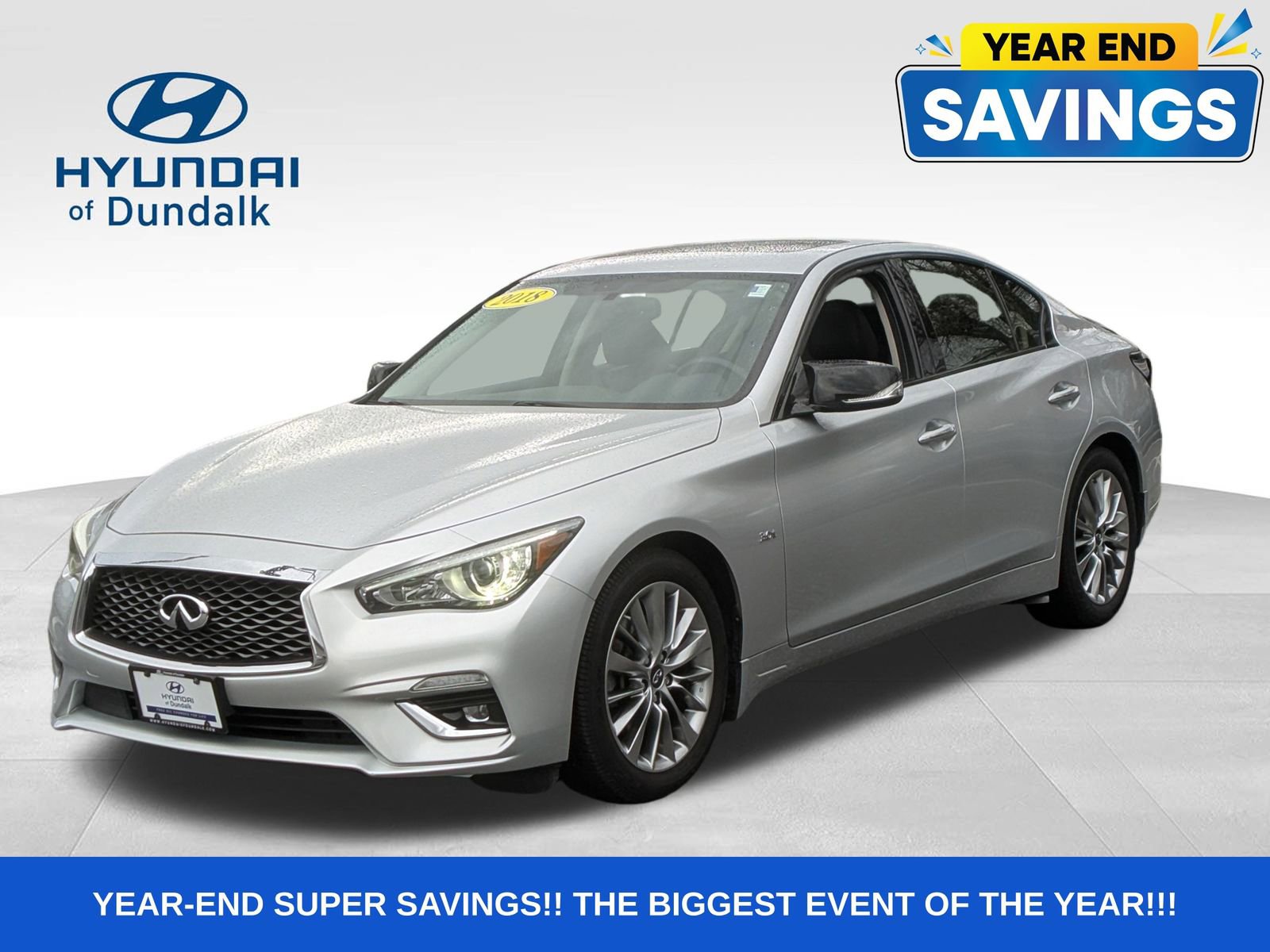 Used 2019 INFINITI Q50 Luxe w/ Essential Package (3.0T Luxe) image 1