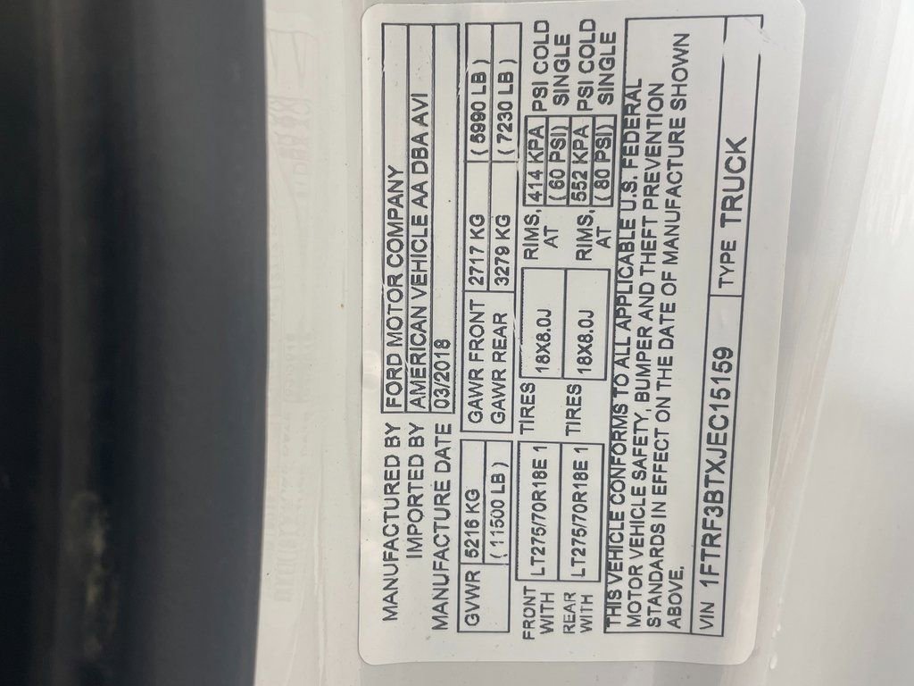 Used 2018 Ford F350 XLT w/ Snow Plow Prep Package image 23